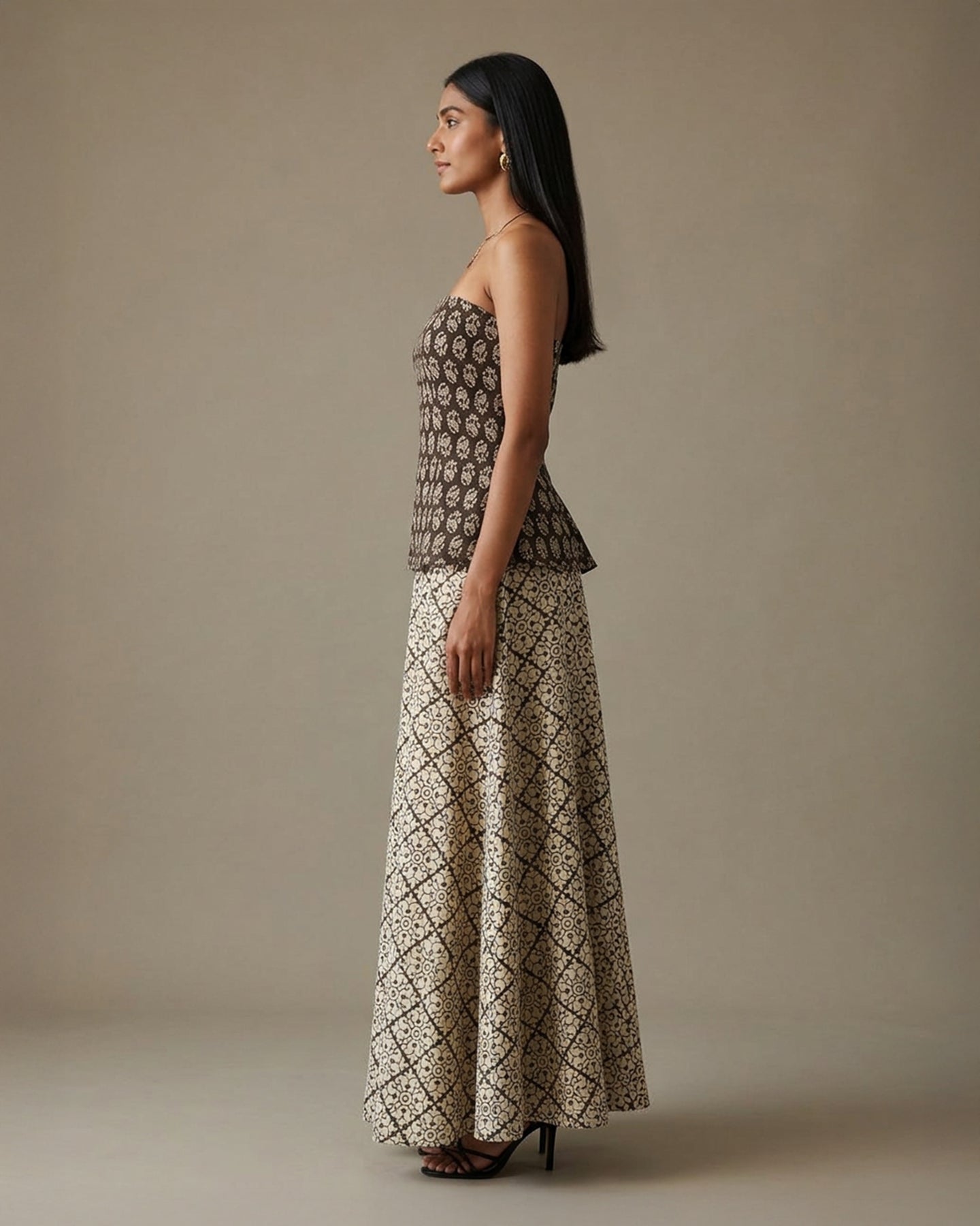 Black Buti Tube Co-ord