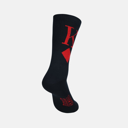 Men’s Bicycle Poker Themed Crew Socks SocksXpress