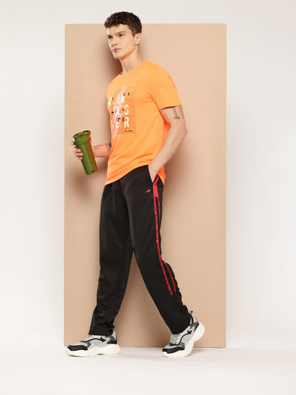 Alcis Men Black Colorblocked Pant
