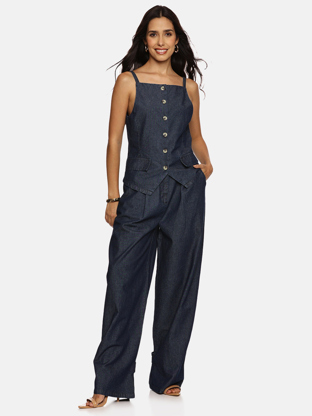 IS.U Dark Blue Co-ord set