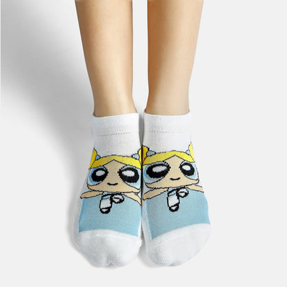 Women’s Powerpuff Girls Themed Ankle Socks SocksXpress