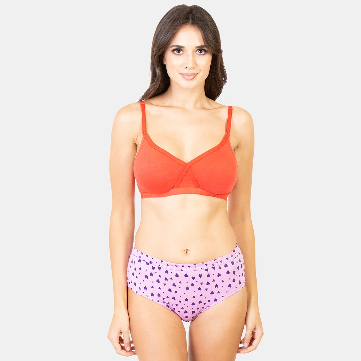 Envie Non-Padded Non-Wired 3/4th Coverage T-Shirt Bra