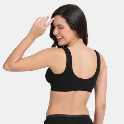 Black sleeping bra Envie non padded non wired full coverage comfortable night wear bra for daily use