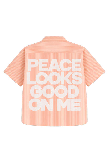 Blush Peace Oversized Shirt
