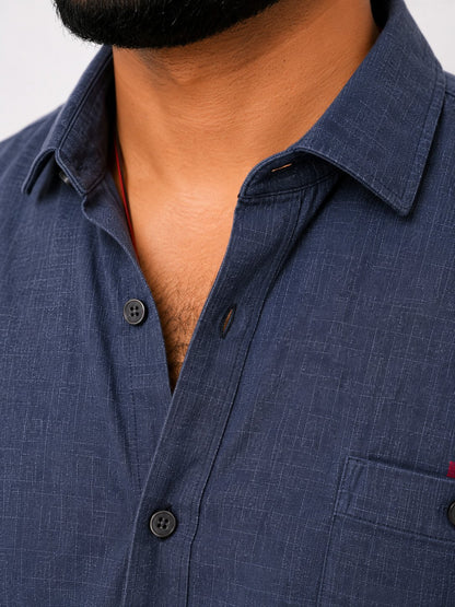 Slate Drift Casual Shirt