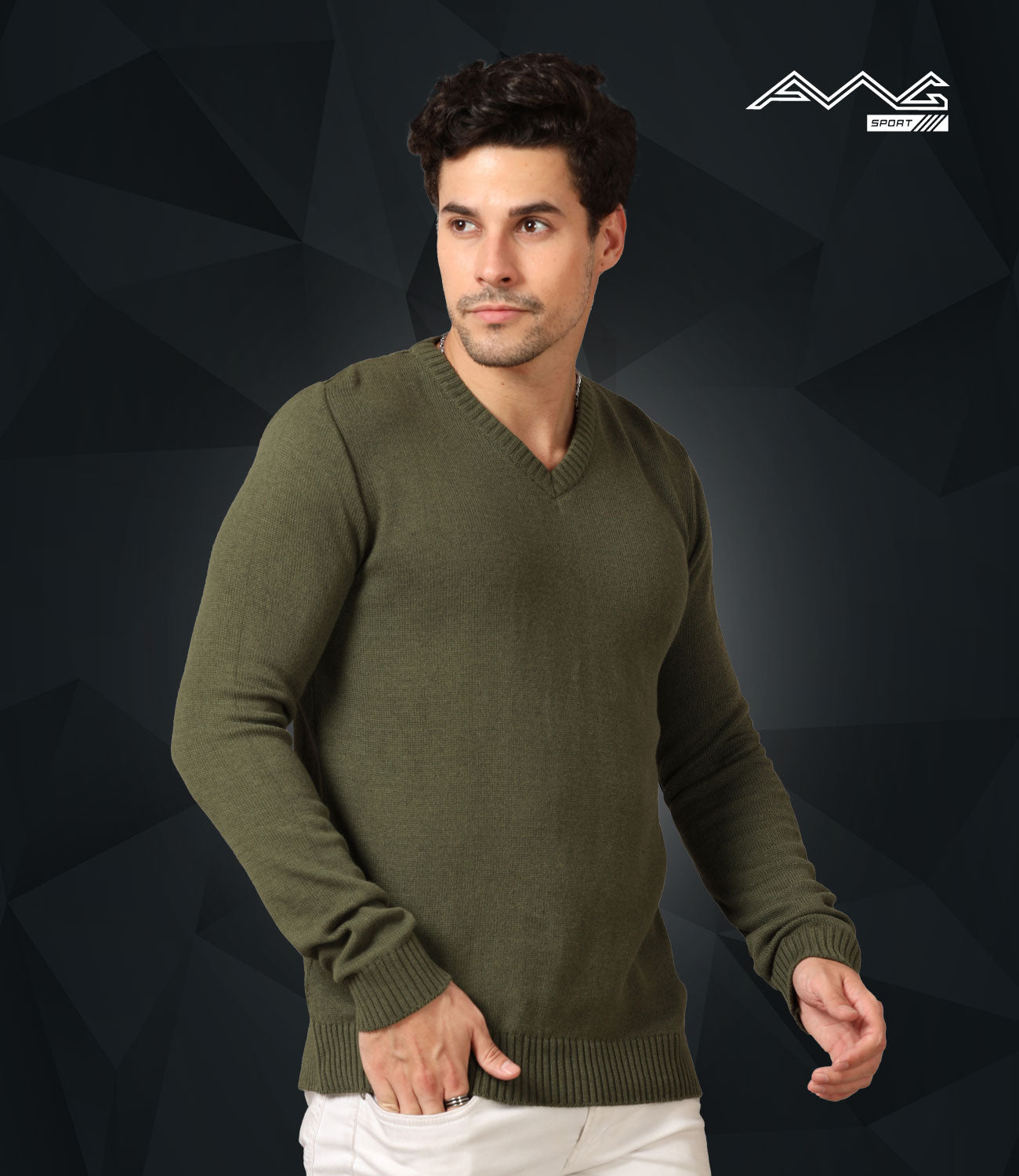 Men's V-Neck Full Sleeve Sweater