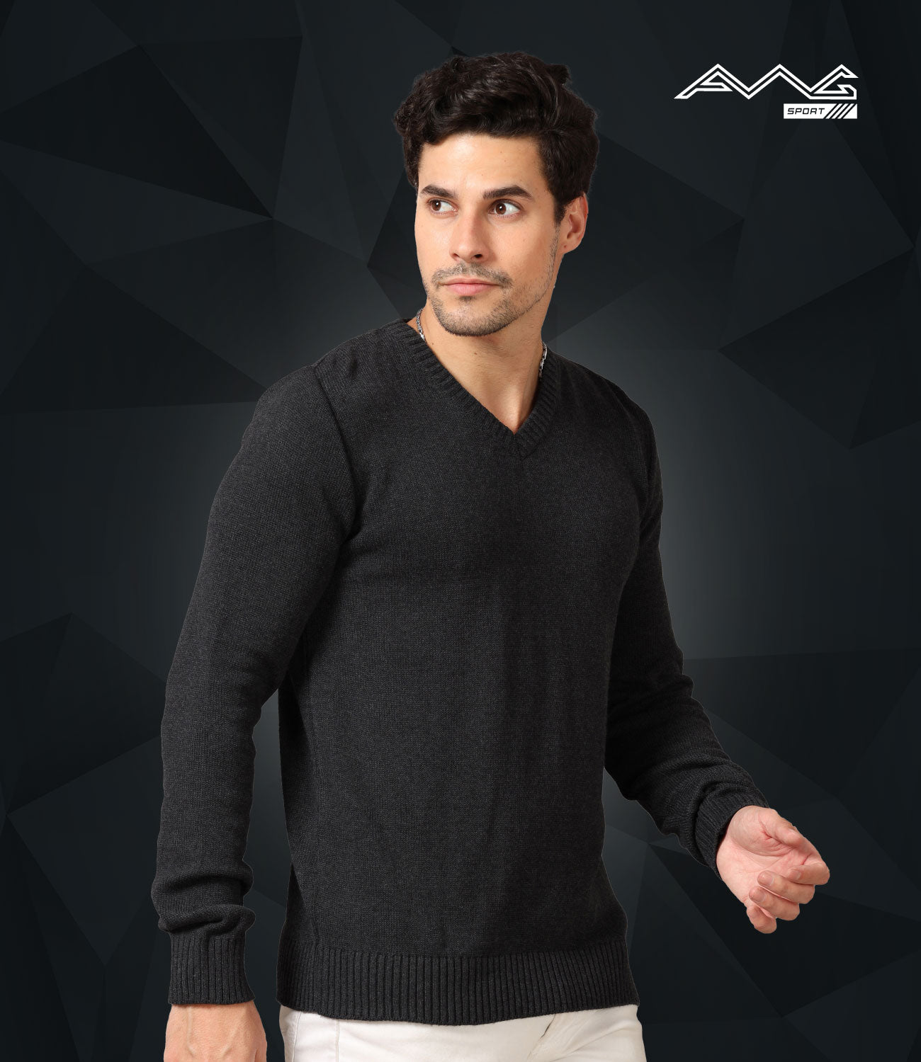 Men's V-Neck Full Sleeve Sweater