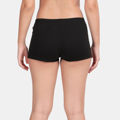 Black cotton underskirt shorts pack of 2 anti-chafing - Envie NVS5017