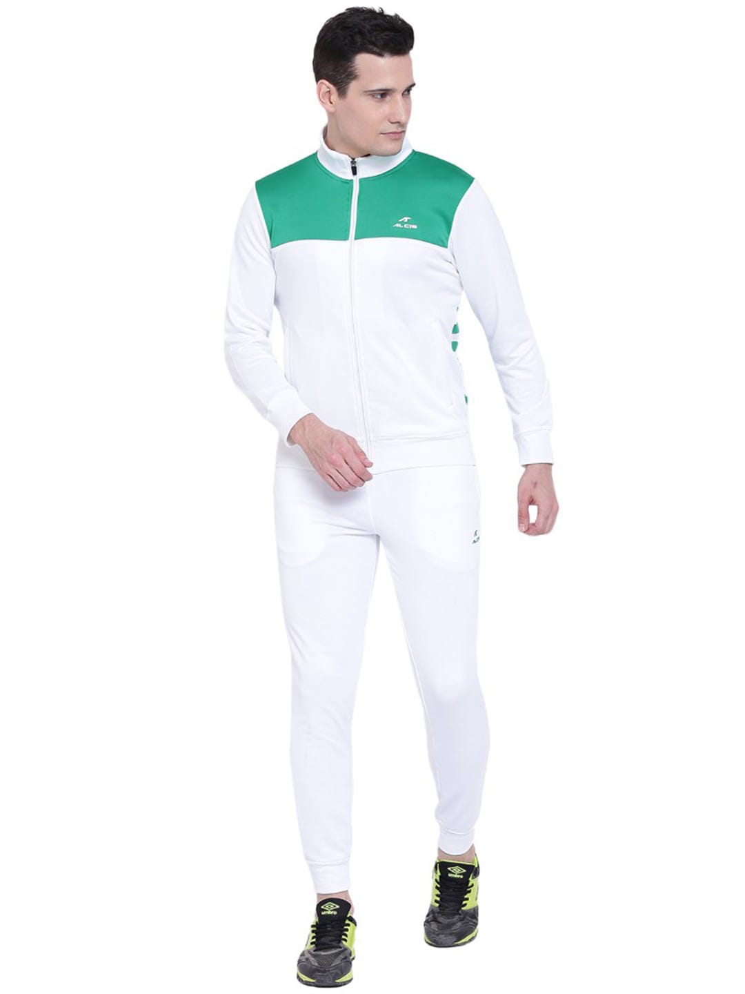 Alcis Men White Tracksuit 508MTS370 508MTS370-S