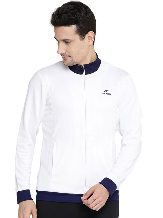 Alcis Mens White Jacket 509MJK371 509MJK371-S
