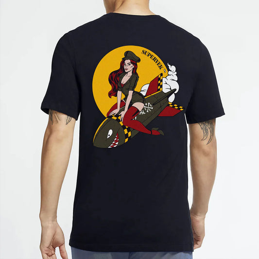 Pin-up bomb Graphic T-Shirt