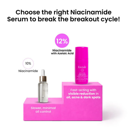 Foxtale Satin - Matte Niacinamide Serum 1 PIECE