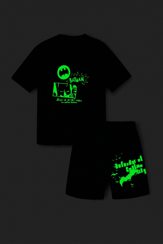 Batman Glow In The Dark Shorts Set Nap Chief