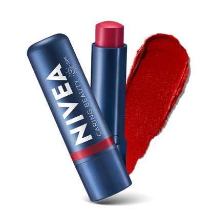 Nivea Red Caring Beauty SPF 30 Lip Balm 4.8 GRAM