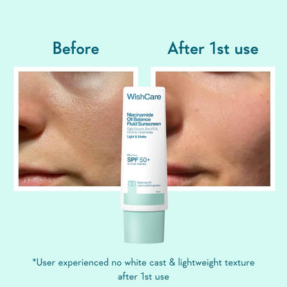 Wishcare SPF 50+ PA++++ Niacinamide Oil Balance Sunscreen 50 g