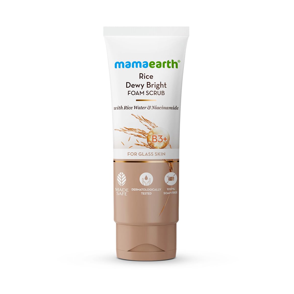 Mamaearth Rice Water & Niacinamide Face Scrub 100 g