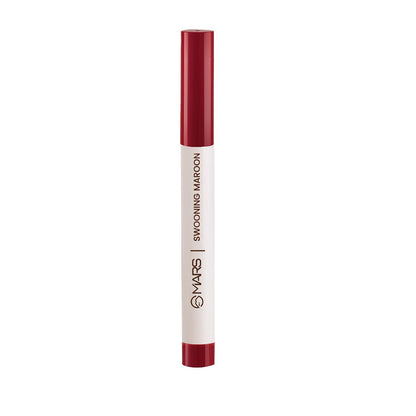 MARS POPINS CHEERY RED LIP CRAYONS - SWOONING MAROON 1.3 g