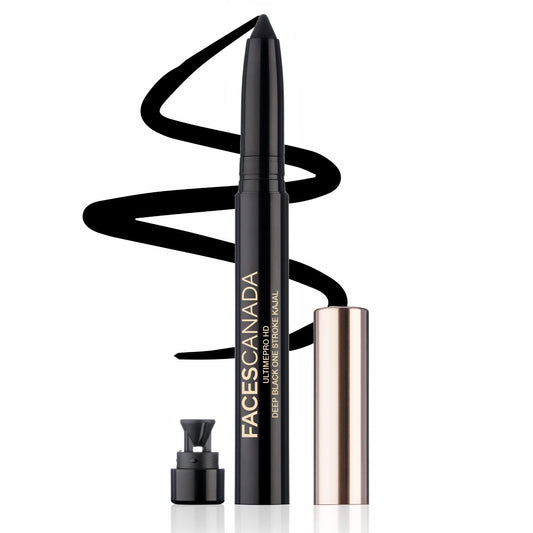 Faces Canada Ul time Pro Hd Deep Black One Stroke Kajal Black 1.4 g