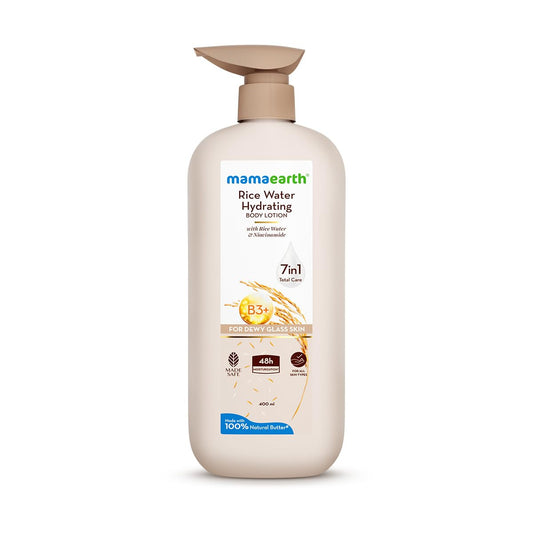 Mamaearth Rice Water Hydrating Body Lotion With Rice Water & Niacinamide 400 ml
