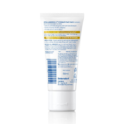 Nivea Luminous 630 Even Glow Face Wash 50 ml