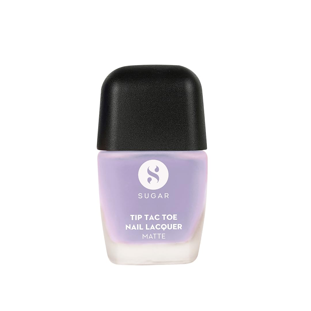 Sugar Cosmetics Tip Tac Toe Nail Lacquer Matte - 44 Lavender Love 9 MILLI_LITRE