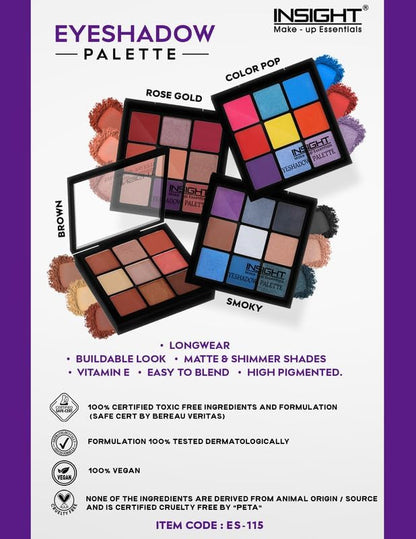 INSIGHT EYESHADOW PALETTE - Color Pop 15 g