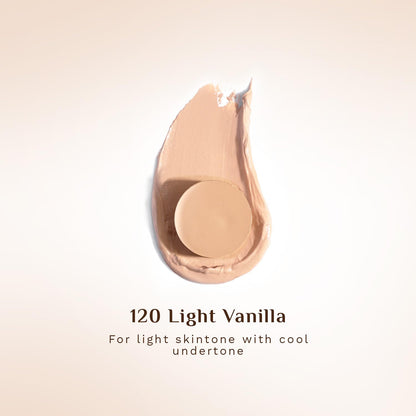 PILGRIM Dream Matte Foundation Stick (Lightweight+Full Coverage) - 120 Light Vanilla 10g