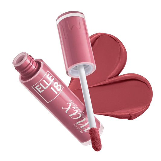 ELLE 18 MATTE MAX LIQUID LIP -NUDE PETAL