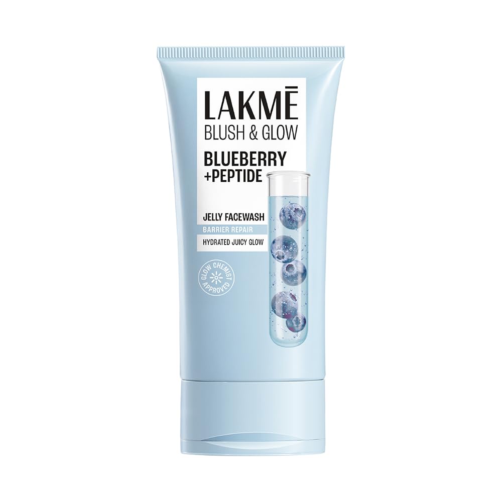 Lakme Blush&Glow Blueberry+Peptide Jelly Face Wash