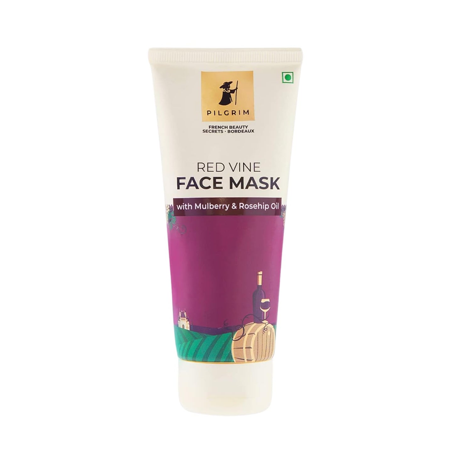Pilgrim Red Vine Mulberry & Rosehip Oil Face Mask 100 GRAM