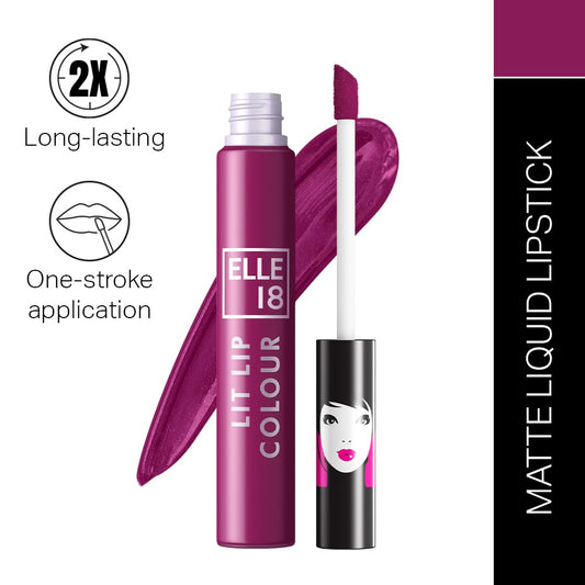 Elle 18 Liquid Lip Color - W82-Lavender Hues 5.599999905 MILLI_LITRE