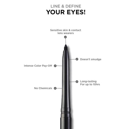 Colorbar Mesmereyes Kajal, Black 001 0.35 g