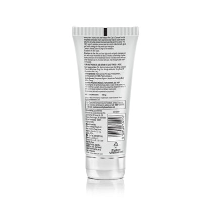 Everyuth Naturals Anti-Pollution Face Scrub - Pink Clay & Charcoal, Exfoliates & Detoxifies (100g)