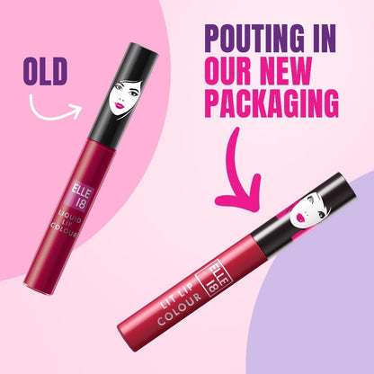 Elle 18 Liquid Lip Color Wanderlust Red 5.599999905 MILLI_LITRE
