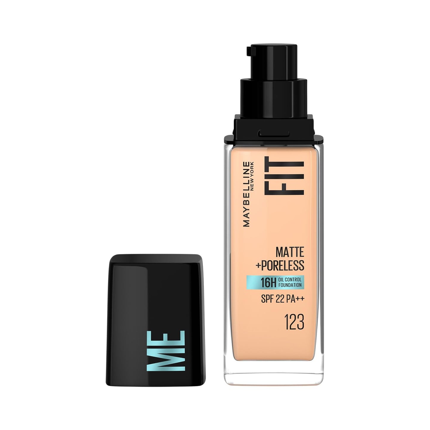 Maybelline New York Fit Me Matte+Poreless Liquid Foundation - 123 Soft Nude 30 MILLI_LITRE