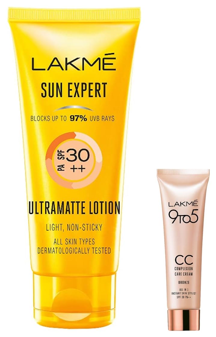 Lakme 9To5 Sun Expert Super Matte SPF 30 PA+++ Sunscreem Lotion