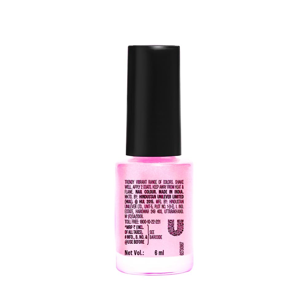 LAKME COLOUR CRUSH TRUE WEAR NAIL POLISH - 36 BABY PINK