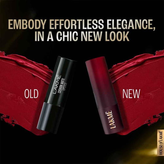 Lakme Cushion Matte Lipstick,Red Orchid 4.5 g