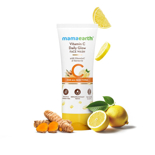 Mamaearth Vitamin C & Turmeric For Illumination Face Wash 100 ml