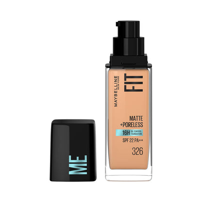 Maybelline New York Fit Me Matte+Poreless Liquid Foundation - 326 Warm Tan 30 MILLI_LITRE