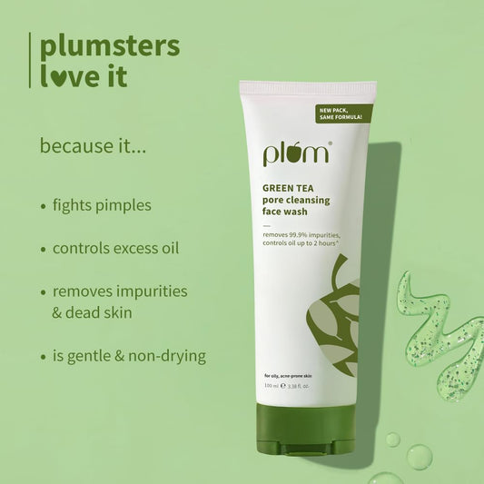 Plum Green Tea Pore Cleansing Face Wash 100 MILLI_LITRE