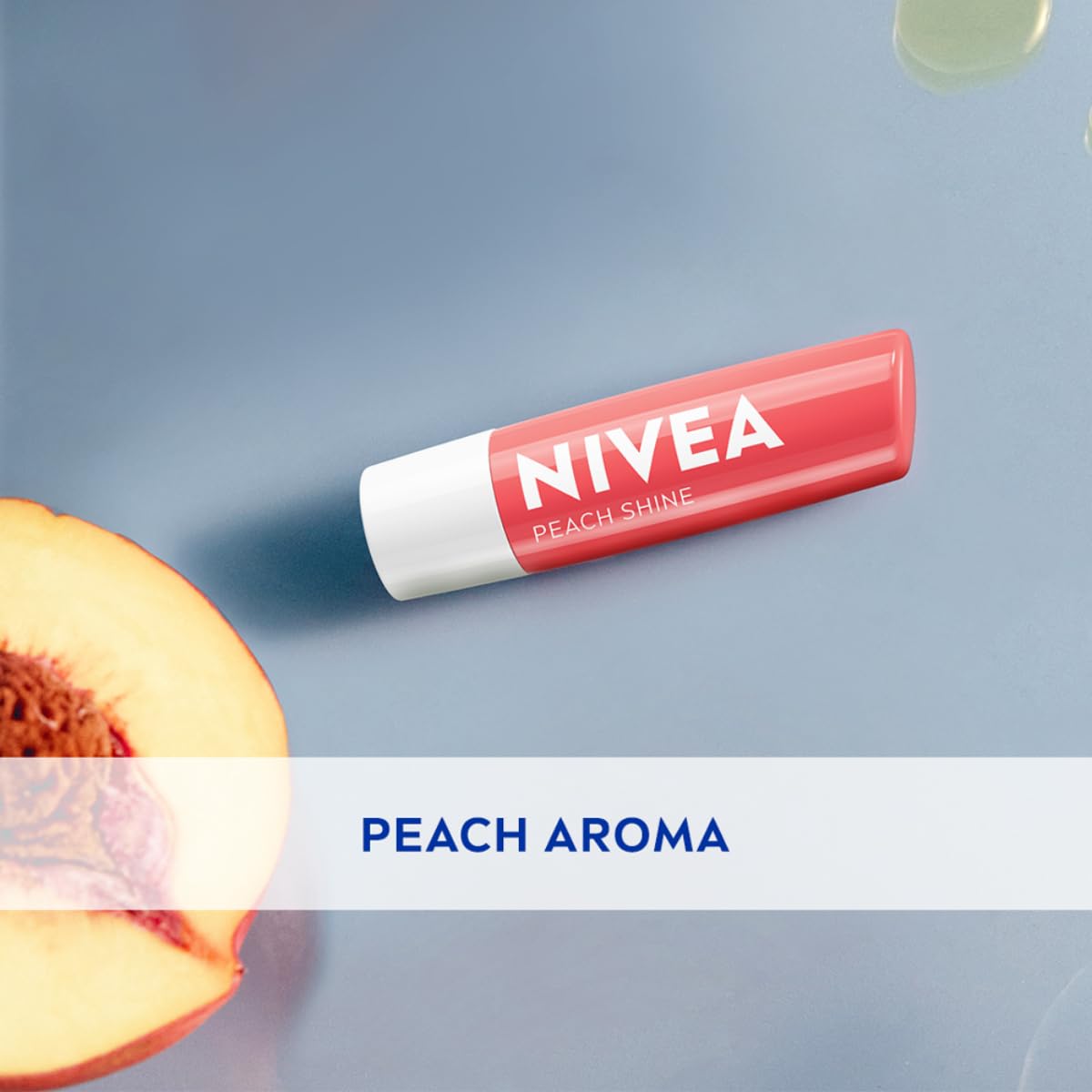 Nivea Peach Shine Lip Balm 4.8 GRAM