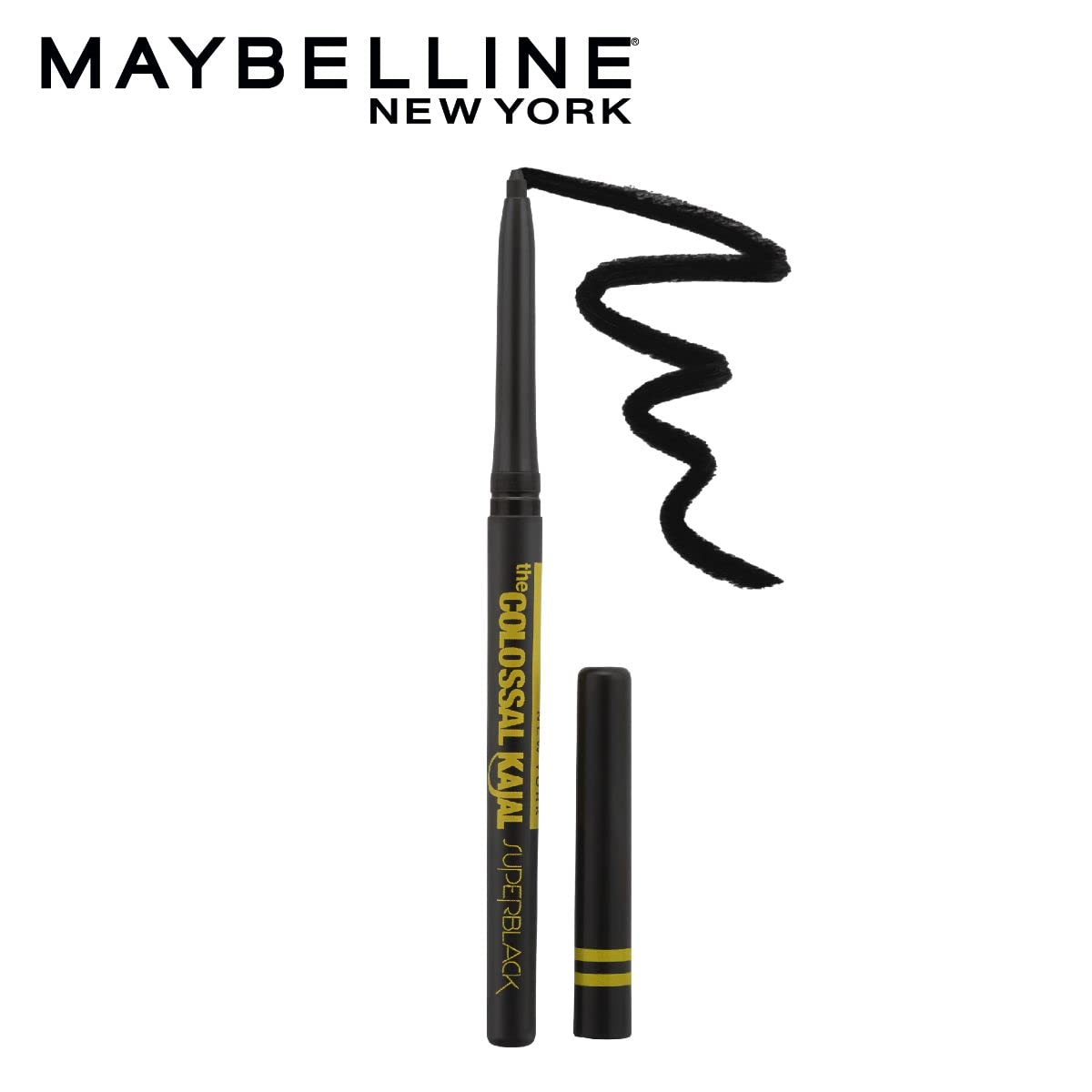 Maybelline New York Colossal Kajal Super Black 0.35 GRAM