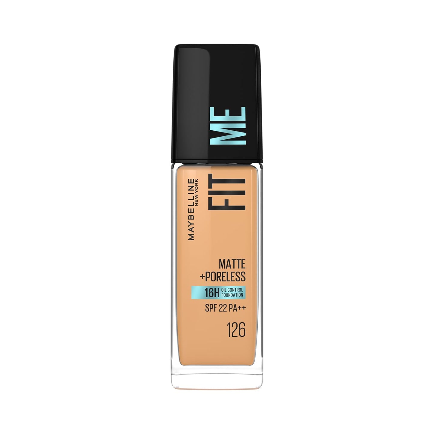 Maybelline New York Fit Me Matte+Poreless Liquid Foundation - 126 Light Pecan 30 MILLI_LITRE