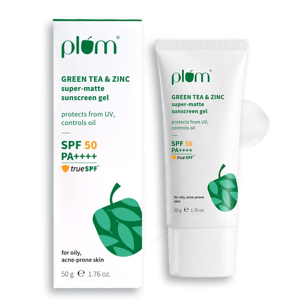 Plum Green Tea & Zinc Super-Matte Spf 50 Sunscreen Gel 50 GRAM