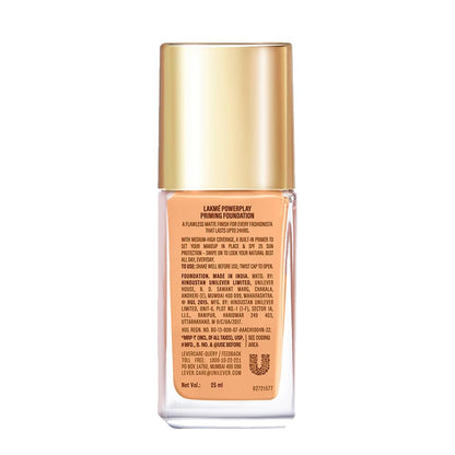 LAKME 9 TO 5 POWERPLAY PRIMING FOUNDATION - C390 Cool Cocoa 25 g