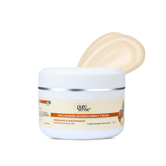 PURE SENSE MACADAMIA NOURISH night cream SQUALANE & NIACINAMIDE 50 ML