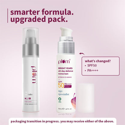 Plum Bright Years All Day Defence SPF 45 PA+++ Cream 50 MILLI_LITRE