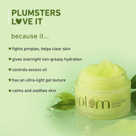Plum Green Tea Renewed Clarity Night Gel 50 MILLI_LITRE