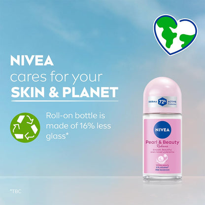 Nivea Pearl & Beauty Radiance Deodorant Roll On 50 ML